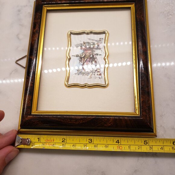 Vintage Art Decor CV Italy, Italy Streets, Made in Italy, Signed - Picture 8 of 8